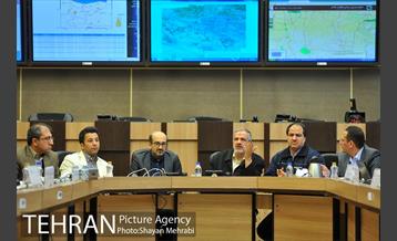 بازدید احمد مسجد جامعی از مراکز مرتبط با زلزله تهران 5