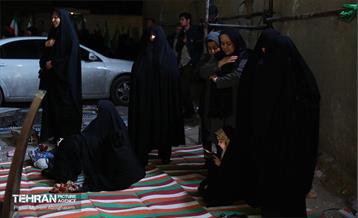 یادمان شهدا در محل تجاوز آمریکایی-صهیونیستی به ساختمان‌های مسکونی 15