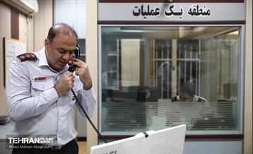 بازدید شهردار تهران از ستاد فرماندهی عملیات آتش نشانی 20