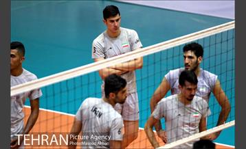 تمرین تیم ملی والیبال