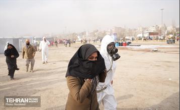 تمرین سراسری زلزله در بوستان ولایت 13