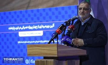 آئین بهره‌برداری از چهار پروژه عمرانی در غرب پایتخت 16