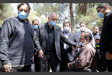 نواخته شدن زنگ دانش آموز شهید در قطعه شهدای گمنام 3