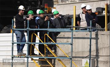 مونتاژ قطعه اصلی دومین دستگاه TBM خط 10 19