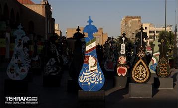 پنجمین رویداد نقاشی و خط نگاره های عاشورایی و جنگ رمضان 42