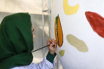 جشنواره تخم مرغ رنگی در فلکه دوم صادقیه 3