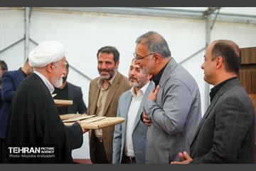 آیین آغاز به ساخت ۱۴ میدان، بازار و بازارچه میوه و تره بار