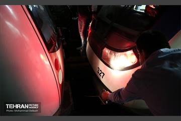 مانور عملیاتی دیریل قطار و تخلیه اضطراری مسافری