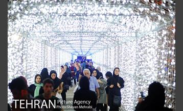 تونل نوری بوستان دانشجو به مناسبت دهه کرامت 9