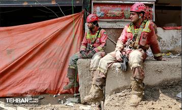 گل روبی و عملیات جست و جوی مفقودین سیل منطقه کن