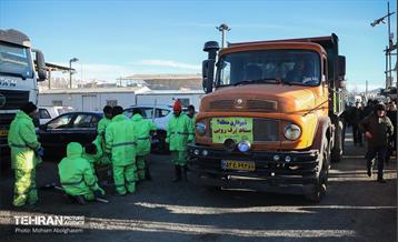 مانور برف‌‍‌روبی منطقه 4 شهرداری تهران 7