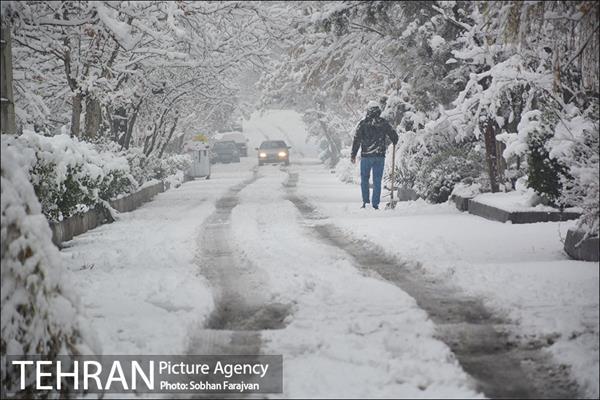 بارش برف زمستانی در تهران-2 11