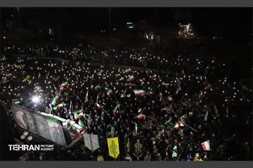 عزاداری هفتمین شب شهادت رهبر انقلاب در میدان دوم نازی آباد 11