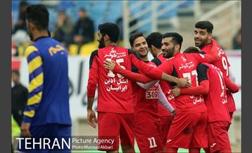 دیدار دوستانه تیم های فوتبال پرسپولیس و پارس جنوبی جم