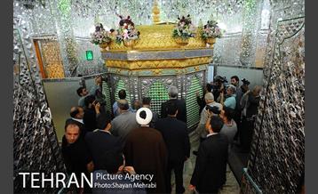 بازدید شهردار تهران از حرم عبدالعظیم حسنی(ع) به مناسبت روز تهران 13