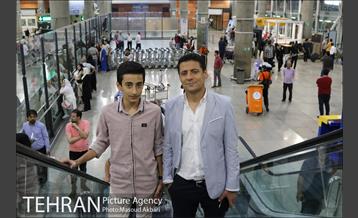 استقبال از علی رضا فغانی داور مسابقات جام کنفدراسیون ها