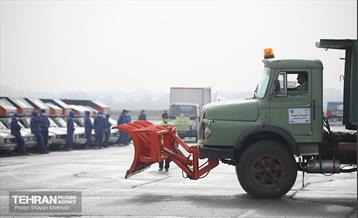 مانور برف روبی منطقه 19 شهرداری تهران 15