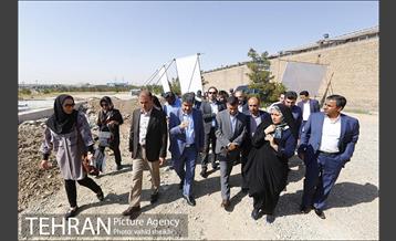 بازدید چند تن از اعضای شورای شهر از پروژه های منطقه 21شهرداری تهران 9