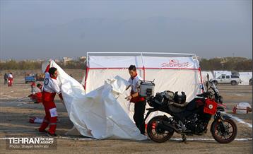 مانور تمرین اسکان اضطراری کلانشهر تهران 56