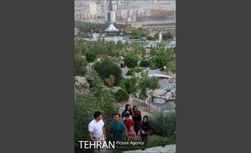 عصر تابستانی در بوستان آبشار تهران 21