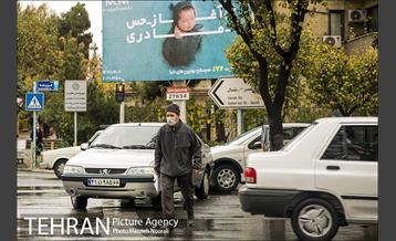 ترافیک تهران در یک روز بارانی 4