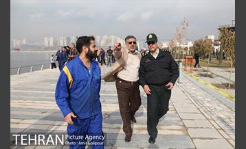 سقوط بالگرد در دریاچه شهدای خلیج فارس