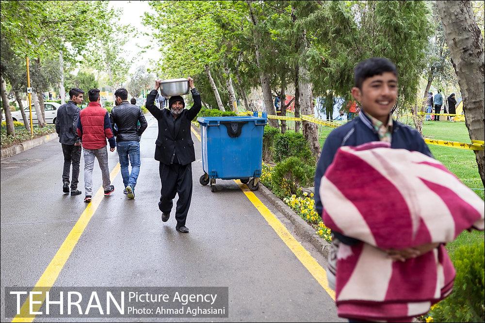 روز طبیعت بارانی در بوستان رازی 3