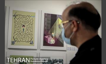 بازدید شهردار منطقه شش از نمایشگاه تهران از منظر هنرمندان 2