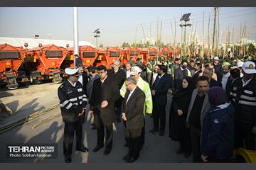 طرح زمستانه مشترک پلیس راهور و شهرداری تهران 33