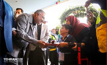 مراسم آغاز سال تحصیلی در مدرسه استثنایی شهید رضا ساریخانی