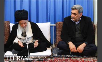 دیدار شهردار تهران با آیت الله العظمی علوی گرگانی  10
