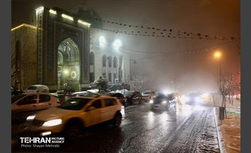 بارش برف زمستانی در معابر شمالی پایتخت - 1 28