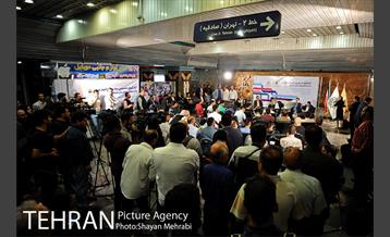 گفتگوی صمیمی دستفروشان مترو با مدیران شهری 1