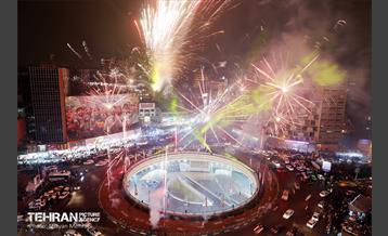 نورافشانی میدان ولیعصر(عج) به مناسبت نیمه شعبان 16