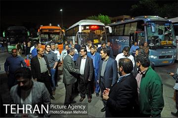 سرپرست شهرداری تهران و رئیس مرکز ارتباطات و امور بین الملل شهرداری تهران در بازدید از فعالیت‌های شبانه شهرداری و زندگی شبانه مردم تهران 27