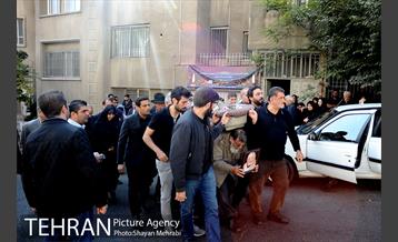 مراسم تشییع رضا مرعشی 4