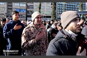 اجتماع مردم تهران در پی شهادت رهبر انقلاب - 2 49