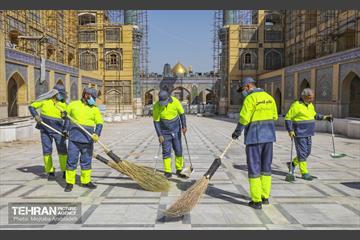 حضور نیروهای خادم الحسین(ع) در نجف اشرف 2