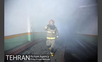 آتش سوزی در ساختمان برق حرارتی 7