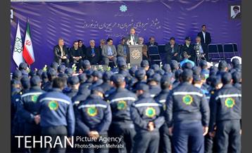 پیشواز نیروهای شهربان و حریم بان از نوروز با حضور شهردار تهران 33