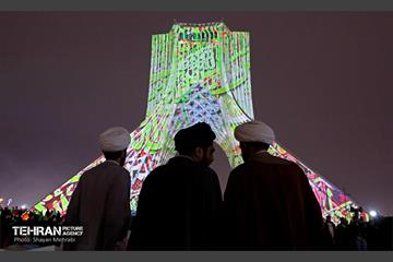 نور افشانی در شب سالگرد پیروزی انقلاب اسلامی - 2 15