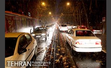 بارش اولین برف پاییزی تهران 5