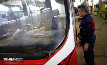 به وقت خدمت؛ بازآمادسازی اتوبوس‌های شهری تهران 11
