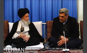 دیدار شهردار تهران با آیت الله العظمی علوی گرگانی  5