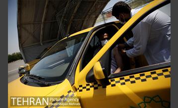 آغاز واکسیناسیون رانندگان تاکسی تهران 16
