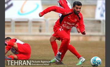 تمرین تیم فوتبال پرسپولیس تهران