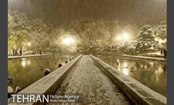 بارش اولین برف پاییزی تهران 40