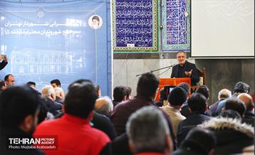 قرار خدمت؛ دیدار مردمی شهردار تهران در مسجد جامع مسعودیه 6