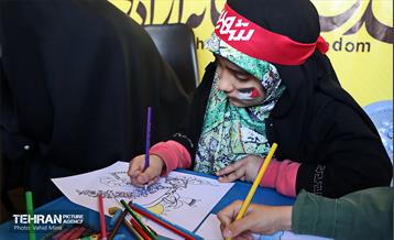 پردیس حماسی چهار راه ولیعصر(عج) در روز قدس 2