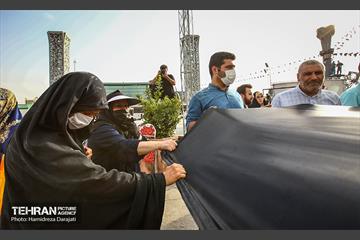 اهتزاز اَبَر پرچم متبرک ابا عبدالله حسین(ع) 9